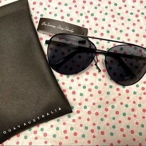 Quay Australia “Vivian” Aviator Sunglasses